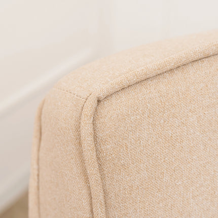 Mebel Elite Bart 2 Luxe 3-in-1 Uitklapbare Grote Slaapstoel Beige - Inklapbare Slaapbank Met 5 Standen Verstelbare Rugleuning - Belastbaar Tot 250 kg - Moderne Slaapfauteuil - Logeerbed