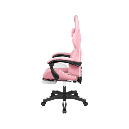 2de kansje Krüger&Matz GX-150 game stoel - gaming chair - gamingstoel - roze / wit