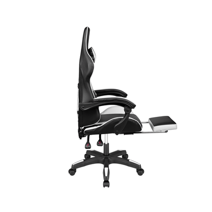 Krüger&Matz GX-150 game stoel - gaming chair - gamingstoel - zwart / wit