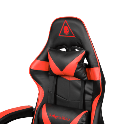 Krüger&Matz GX-150 game stoel - gaming chair - gamingstoel - zwart / rood