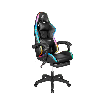 Krüger&Matz GX-150 game stoel met LED verlichting - gaming chair - gamingstoel - RGB - zwart