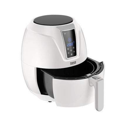 Teesa digitale airfryer / heteluchtfriteuse 3,2 liter wit TSA8046W
