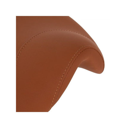 Gabbiano Kapperskruk Bruin – Ergonomische Zadelkruk met Gasveer – Professionele Salonstoel met Wielen