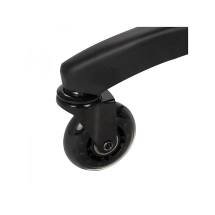 Gabbiano Kapperskruk Bruin – Ergonomische Zadelkruk met Gasveer – Professionele Salonstoel met Wielen