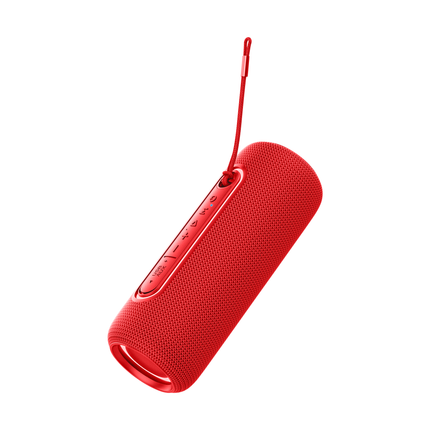 Krüger & Matz Street Draadloze Draagbare Bluetooth 5.0 Speaker Waterdicht - RGB Verlichting - TWS Functie - 20W - Rood