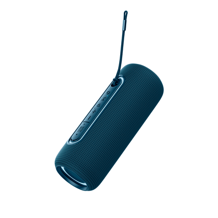 Krüger & Matz Street Draadloze Draagbare Bluetooth 5.0 Speaker Waterdicht - RGB Verlichting - TWS Functie - 20W - Blauw