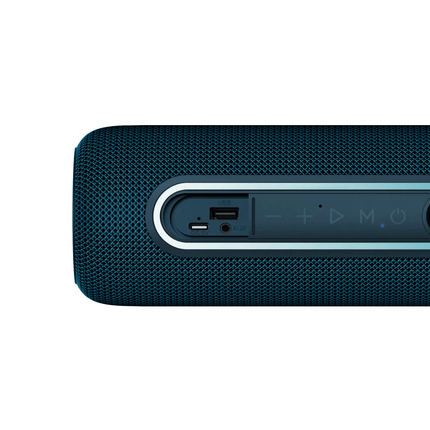 Krüger & Matz Street Draadloze Draagbare Bluetooth 5.0 Speaker Waterdicht - RGB Verlichting - TWS Functie - 20W - Blauw