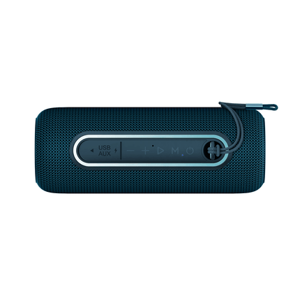 Krüger & Matz Street Draadloze Draagbare Bluetooth 5.0 Speaker Waterdicht - RGB Verlichting - TWS Functie - 20W - Blauw