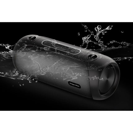 Krüger & Matz Street XL Draadloze Draagbare Bluetooth Speaker Met FM Radio - RGB Verlichting - TWS Functie - 30W - Zwart