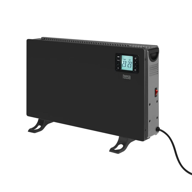 Elektrische Kachel tot 2000W - Convectorkachel - Radiator - Ingebouwde Thermostaat - LCD Display - Timer Functie - Zwart