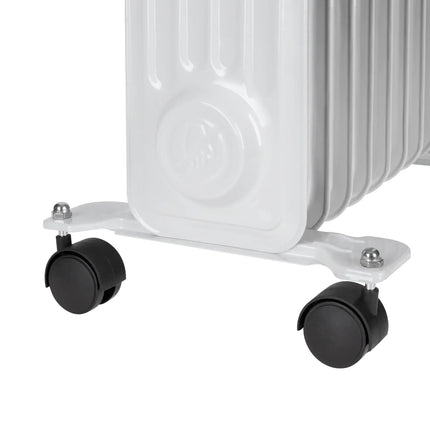 2de kansje Teesa TSA8049 Elektrische olieradiator 11 ribben 2500 W met thermostaat en 3 warmtestanden