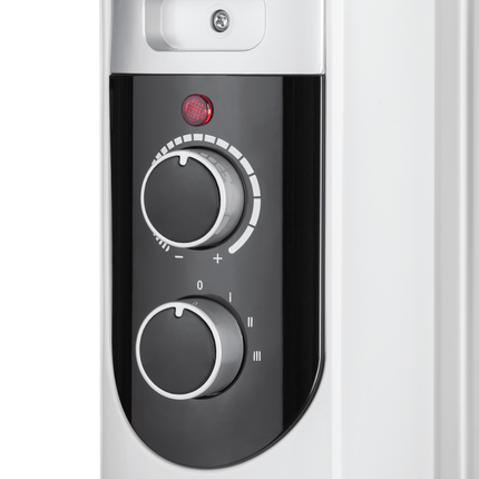 2de kansje Teesa TSA8049 Elektrische olieradiator 11 ribben 2500 W met thermostaat en 3 warmtestanden