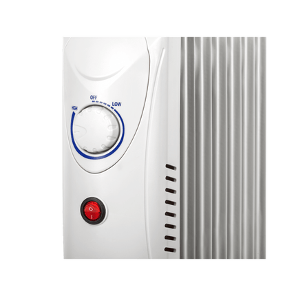 2de kansje Teesa TSA8035 Oliekachel met 7 ribben 800 Watt geschikt voor 7-8 m2