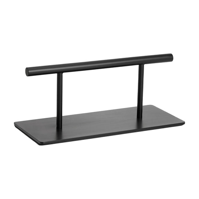 Gabbiano Voetsteun Kapper – RVS – Verzwaarde Voet – Antislip – Mat Zwart – 46 cm