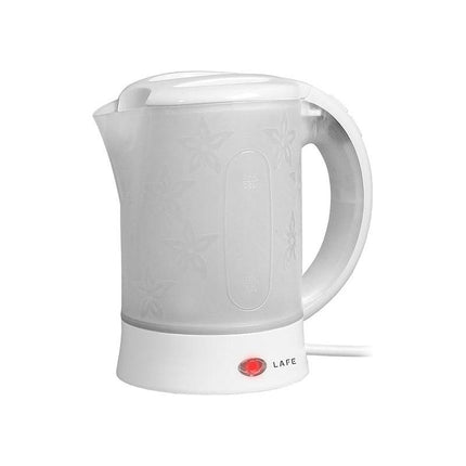Lafe Elektrische Reis Waterkoker 0.6 Liter - Inclusief 2 Kopjes en Lepels - Kleine Waterkoker Voor Camping of Caravan Klein Formaat - 600W - Wit