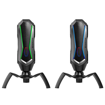 Tracer RGB spider gaming en content creatie microfoon - Geschikt voor streaming podcast en Youtube video - 360 graden rotatie- Fast touch mute - Bedraad type C