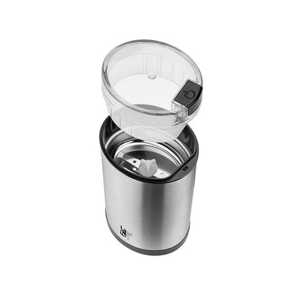 Lafe MKB-006 elektrische koffiemolen / bonenmaler 150W RVS behuizing, mes en maalkamer