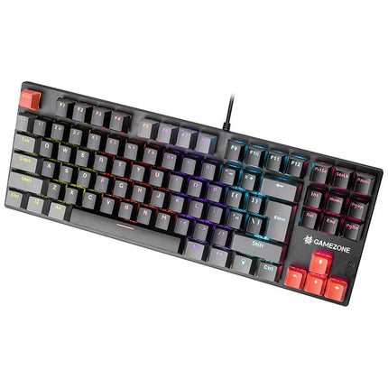 Tracer Gamezone Blade 87 - Mechanisch Gaming Toetsenbord - Multikleur Achtergrondverlichting - QWERTY - Zwart