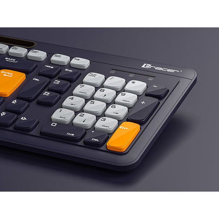 Tracer Greg RF Draadloos Toetsenbord - Tablet/Telefoon Uitsparing - QWERTY - Slank Design - Zwart