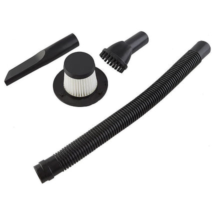 Tracer Autostofzuiger Incl 2 HEPA filters - Handstofzuiger Kruimelzuiger - Compact en Krachtig - 2 Opzetstukken En Verlengbuis - 12V - Zwart