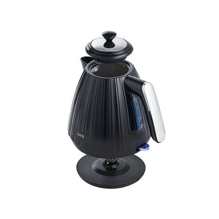 Lafe Modern Elektrische Waterkoker 1,7L – Zwart – STRIX-controller – 2200W RVS – BPA-vrij – Verlichte Schakelaar