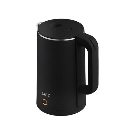 Lafe Moderne Dubbelwandige Elektrische waterkoker Met Cool Touch Handvat Zwart 1,8L 1800W