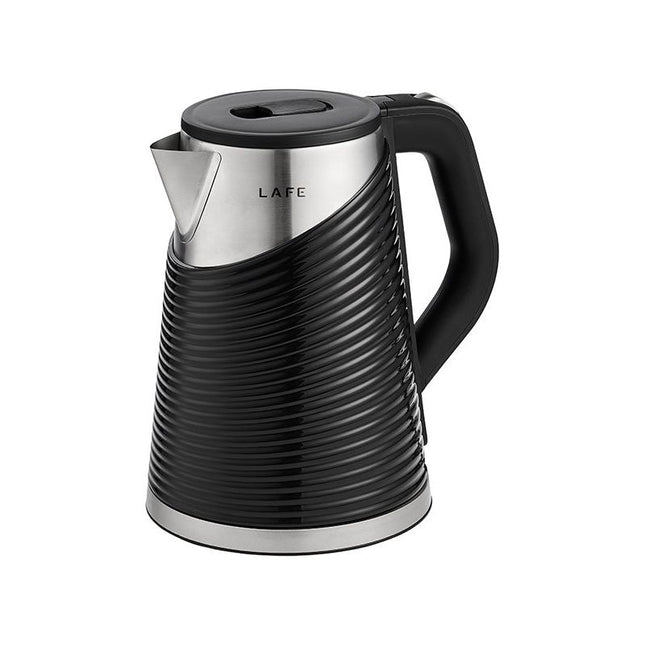 Lafe Dubbelwandige Elektrische waterkoker Cool Touch Elegant Zwart 1,8L 1800W
