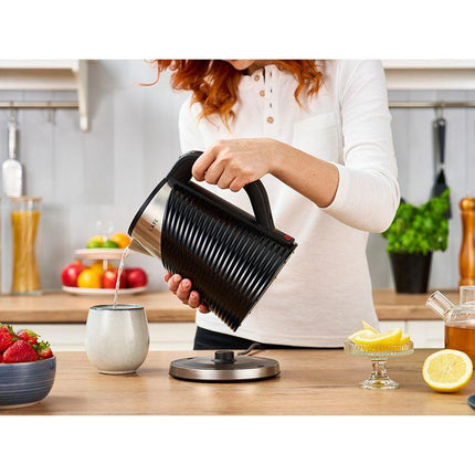 Lafe Dubbelwandige Elektrische waterkoker Cool Touch Elegant Zwart 1,8L 1800W