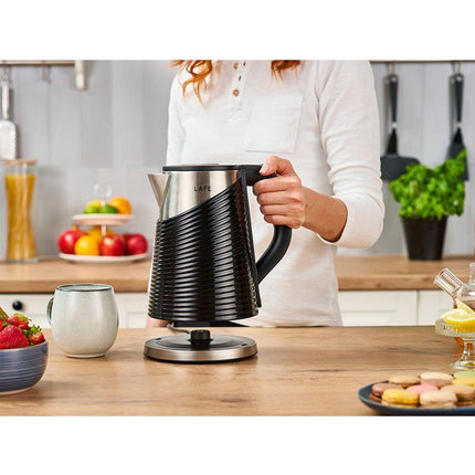 Lafe Dubbelwandige Elektrische waterkoker Cool Touch Elegant Zwart 1,8L 1800W