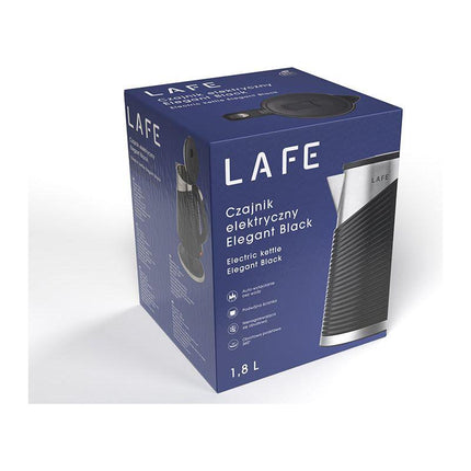 Lafe Dubbelwandige Elektrische waterkoker Cool Touch Elegant Zwart 1,8L 1800W