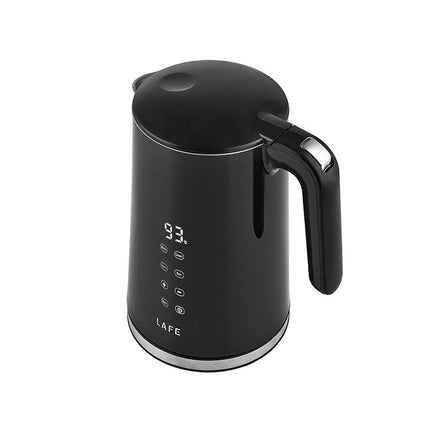 Lafe Digitale Dubbelwandige Thermo-gereguleerde Elektrische Waterkoker 1,7L Zwart– RVS – Temperatuurregeling – Keep Warm Functie – Veilig & Stil