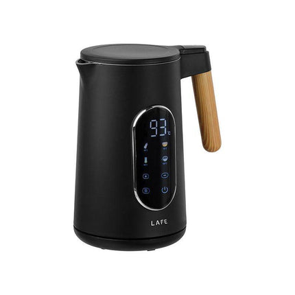 Lafe KettleX Pro Dubbelwandige Elektrische Waterkoker Met Temperatuurregeling 1.7L 2200W - Zwart
