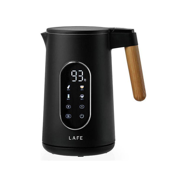 Lafe KettleX Pro Dubbelwandige Elektrische Waterkoker Met Temperatuurregeling 1.7L 2200W - Zwart