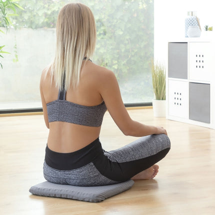 Innovagoods Gelkussen - Ergonomisch Kussen - Zitkussen Orthopedisch - Honingraatstructuur - Met Kussenhoes - Blauw