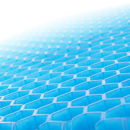 Innovagoods Gelkussen - Ergonomisch Kussen - Zitkussen Orthopedisch - Honingraatstructuur - Met Kussenhoes - Blauw