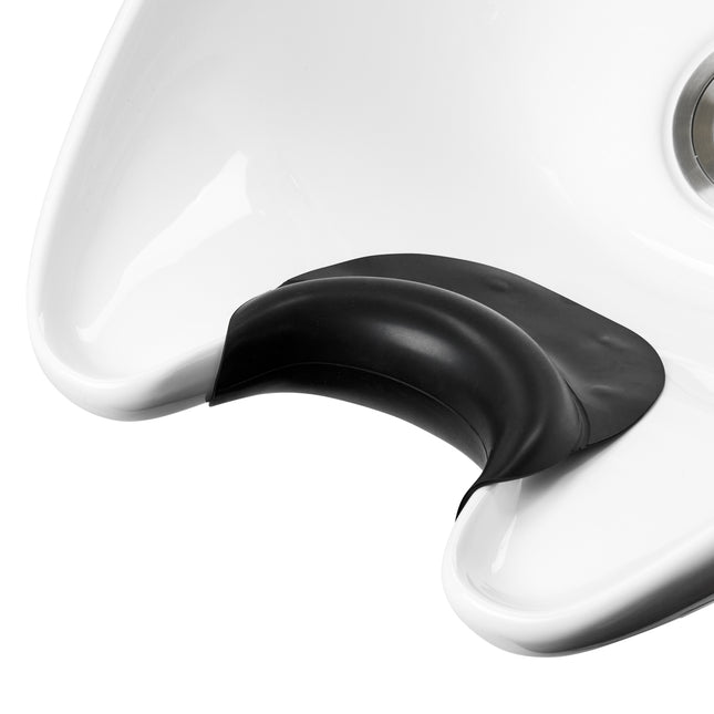 Siliconen Neksteun voor Kapperswastafel – Zwart – Comfort Nekbeschermer met Zuignap – Universele Hoes voor Kapperswasbak