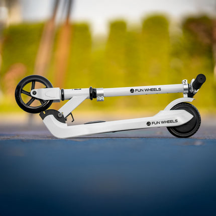 Elektrische Step voor Kinderen vanaf 6 Jaar – 12 km/u – 100W – Wit