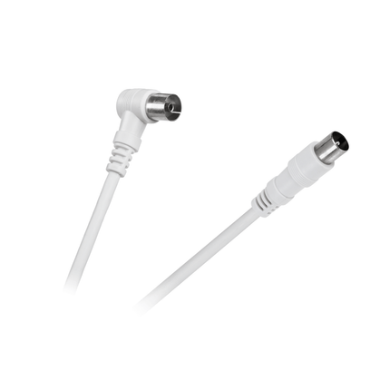 Coax antenne aansluitkabel 10 meter wit 100Hz HDTV incl. Ferriet filters Geschikt voor TV-VIDEO-SATELIET-RADIO