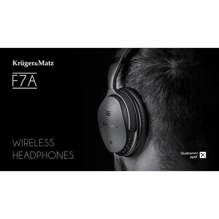 Krüger&Matz Draadloze bluetooth hoofdtelefoon met NFC en ANC KM0655
