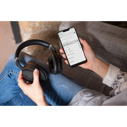 Krüger&Matz F7A Lite draadloze bluetooth over-ear hoofdtelefoon met active noise cancelling KM0655L