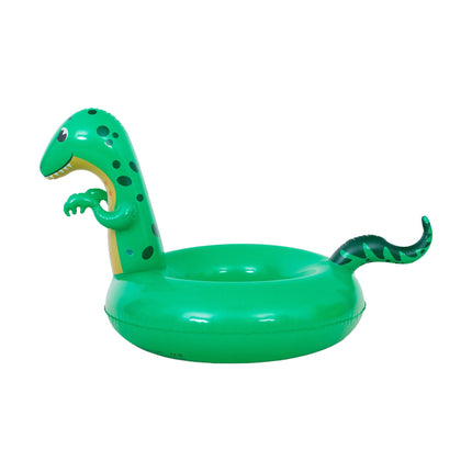 Sunclub Opblaasbare Dino Zwemband XXL – Grote Zwemband Voor Zwembad & Strand – Opblaasbare Dinosaur Pool Float Groen – 104 cm
