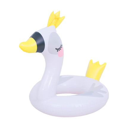 Sunclub Opblaasbare Zwaan Zwemband Voor Kinderen – Witte Pool Float – Opblaasbare Zwemband Voor Zwembad & Strand – 45 cm