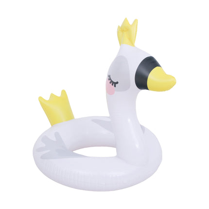 Sunclub Opblaasbare Zwaan Zwemband Voor Kinderen – Witte Pool Float – Opblaasbare Zwemband Voor Zwembad & Strand – 45 cm