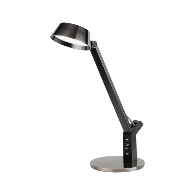 Rebel LED Bureaulamp met USB poort  - USB Charging - 7 Watt - 48 LED's - 3 Kleuren Licht - KOM1008