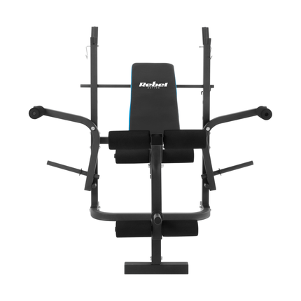 Rebel Active Verstelbare Multifunctionele Halterbank - Trainingsbank - Fitnessbank - Bench Press - Verstelbaar - Inklapbaar