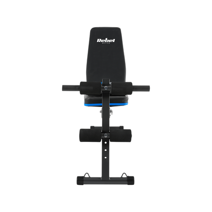 Rebel Active Schuine Trainingsbank met Beensteunen en Weerstandsbanden - Fitnessbank - Verstelbare Trainingsbank - Bench Press - Halterbank