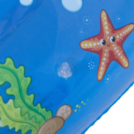 SunClub Opblaasbare Kinderboot Blauw – 105 x 65 cm – Opblaasbare Zwembadboot Met Trekkoord – Voor Kinderen 3-6 Jaar