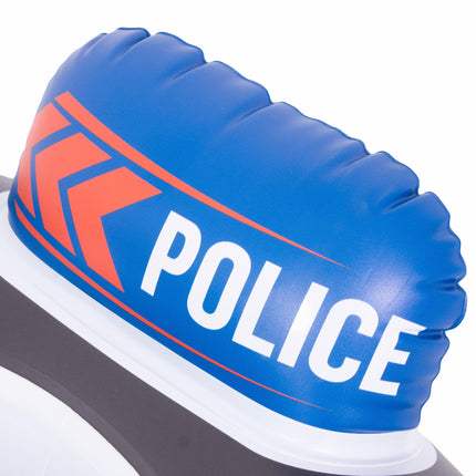 Sunclub Opblaasbare Kinderboot Politieauto – Zwembad Boot Voor Kinderen 3-4 Jaar – Opblaasbare Politieboot Van PVC – Waterspeelgoed Zomer Vakantie Strand Zwembad