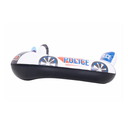 Sunclub Opblaasbare Kinderboot Politieauto – Zwembad Boot Voor Kinderen 3-4 Jaar – Opblaasbare Politieboot Van PVC – Waterspeelgoed Zomer Vakantie Strand Zwembad