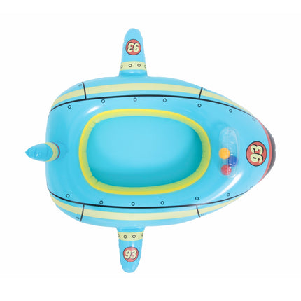 Sunclub Opblaasbare Kinderboot Vliegtuig – Zwembadboot Kinderen 3-4 Jaar – Opblaasbaar Waterspeelgoed – Zwembad & Strand